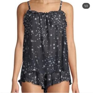 Xirena Star Print Cotton Designer Tank Top M